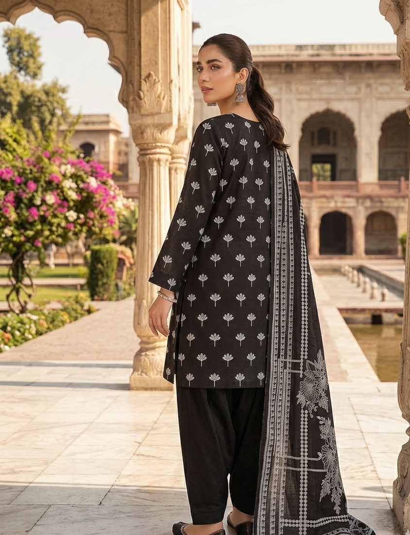 ELVIZAS Luxury Unstitched – Jacquard & Brosia 3-Piece Collection