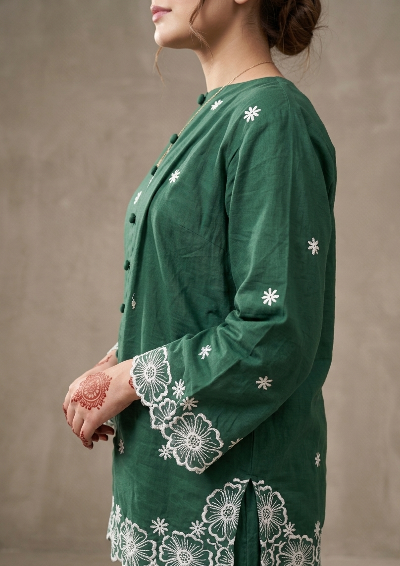 Emerald Scallop-Work Co-ord Set